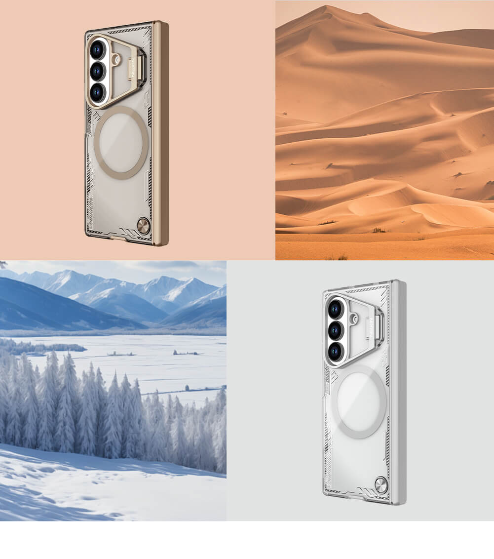 Чехол-крышка NILLKIN для Samsung Galaxy Z Fold7 (Fold 7 5G), Samsung W26 (серия Iceblade Fold Magnetic)